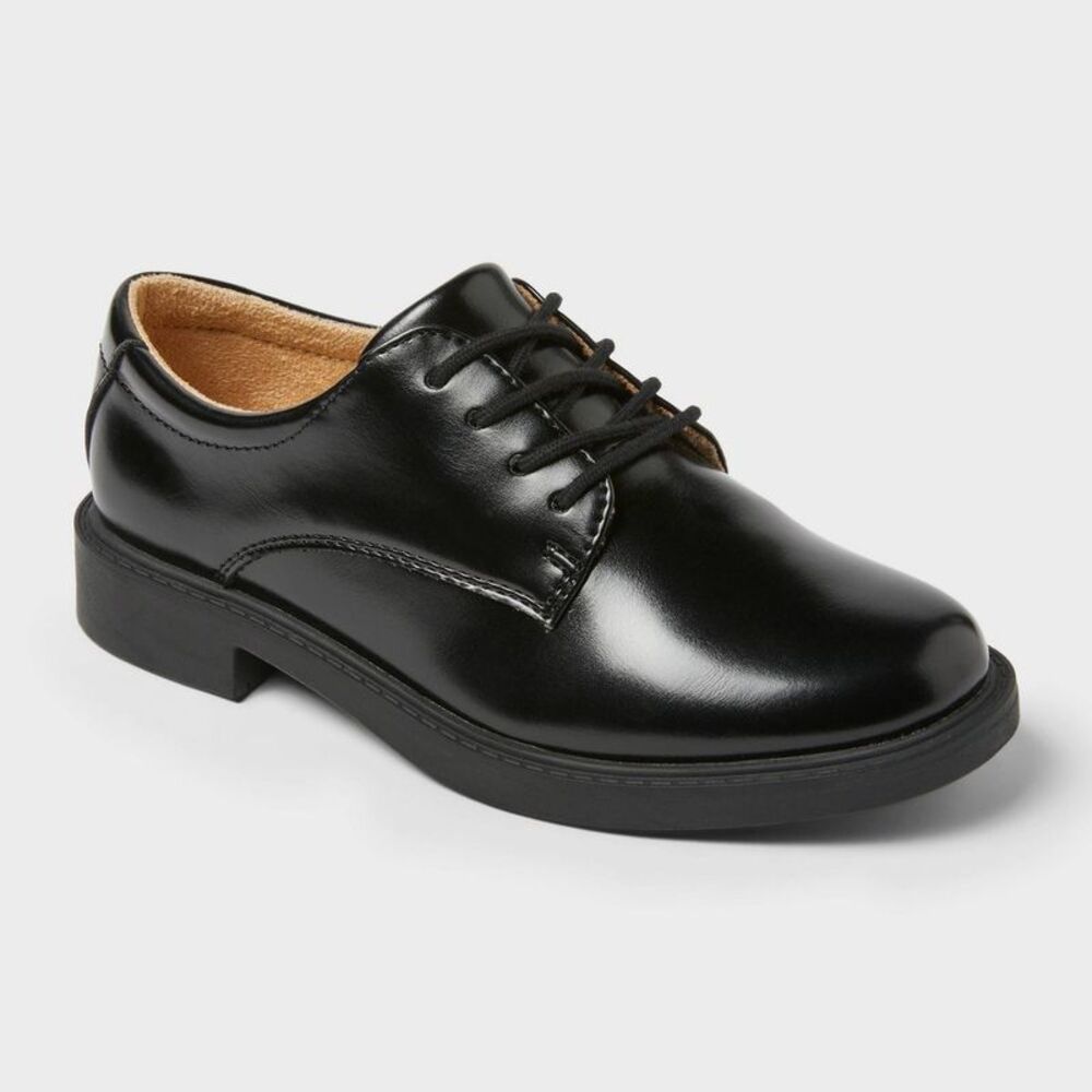 Kids' Will Oxford Dress Shoes - Cat & Jack Black 6